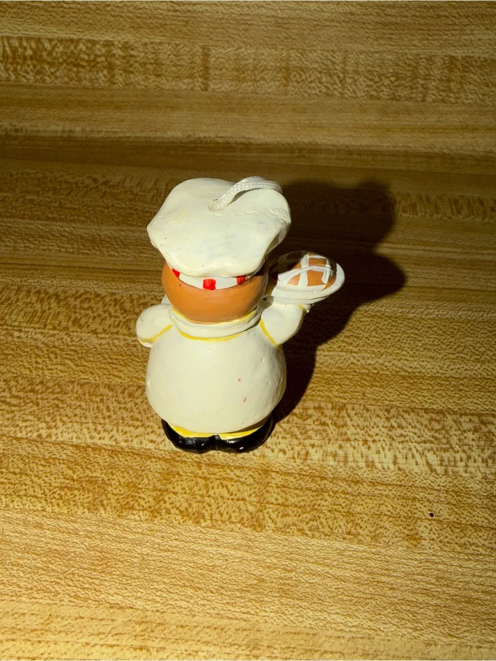 Ceramic‎ Chef Ornament in Cream, Red and Black Christmas kitchen
